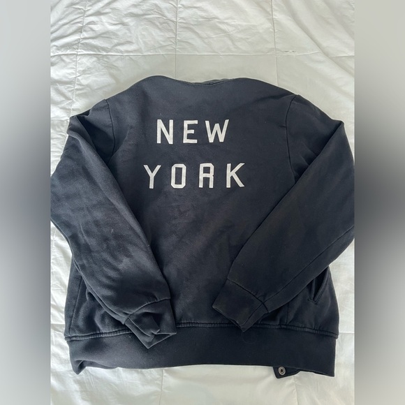 WOMENS BLACK NEW YORK OPEN CREWNECK - Picture 2 of 5